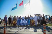 ÖĞRETMENLER MAHALLESİ PLAJI'NDA  MAVİ BAYRAK TÖRENİ GERÇEKLEŞTİ