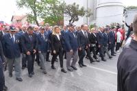 İYİ PARTI İL BAŞKANLIĞI ATA'YA SAYGI YÜRÜYÜŞÜ VE ÇELENK SUNMA TÖRENINE KATILDI