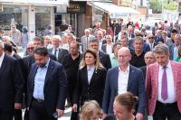 BAŞKAN URAL AHILIK HAFTASI KORTEJ YÜRÜYÜŞÜNE KATILDI