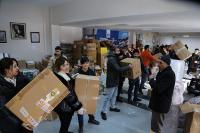 EDREMIT'TEN DEPREM BÖLGELERINE YARDIMLAR DEVAM EDIYOR