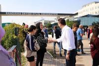 BANDIRMA BELEDİYESİ ÜNİVERSİTE ADAYLARININ YANINDA