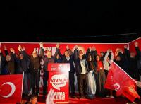 BAŞKAN MESUT ERGİN ÇAMOBA KÖYÜ İLE MİTİNGLERİNE HIZ KESMEDEN DEVAM EDİYOR