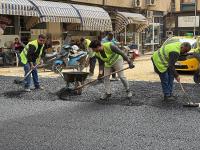 Büyükşehir’in Erdek’te ulaşımı rahatlatacak yol çalışması bayrama yetişti