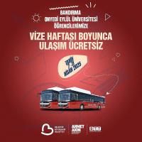 Başkan Akın, üniversitelilerin sınav haftasında ulaşımı ücretsiz yapıyor