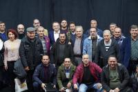 BAŞKAN ERGIN AYVALIKLI MUHTARLARIN YENI YILINI KUTLADI