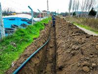 Bigadiç’e bin metrelik yeni içme suyu hattı