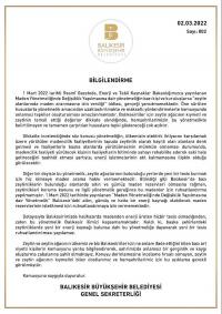 BALIKESIR BÜYÜKŞEHIR BELEDIYESI ZEYTINLIKLERIN ÖLÜM FERMANINI SAVUNDU