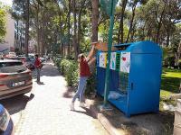 BURHANİYE’YE GERİ DÖNÜŞÜM KAFESLERİ YERLEŞTİRİLİYOR