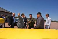 BIGADIÇ MILLET BAHÇESINDE BULUNAN PISTE İLK UÇAK İNIŞ YAPTI