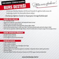 BURHANİYE’DE BURS BAŞVURULARI BAŞLADI