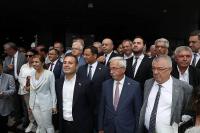 Edremit Belediye Başkanı Mehmet Ertaş,  CHP Genel Başkanı Özgür Özel’in Balıkesir ziyaretine katıldı