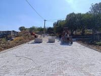 Büyükşehir; Bandırma ve Manyas kırsalına parke taşı döşedi