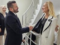 Kültür Bakanı Mehmet Nuri Ersoy’un Eşi, Atma Derneği Yönetim Kurulu Başkanı Pervin Ersoy,