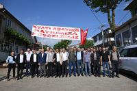 Akın, hafta sonu mesaisini köy hayırlarına ayırdı