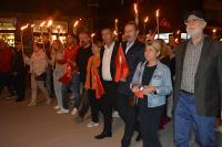 GÖMEÇ’TE CUMHURİYET İÇİN FENER ALAYI