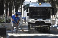 EDREMIT BELEDIYESI MEZARLIK VE ŞEHITLIKLERI BAYRAMA HAZIRLADI