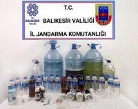 AYVALIK'TA SAHTE/KAÇAK İÇKI OPERASYONU