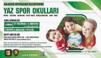 BÜYÜKŞEHIR YAZ SPOR OKULLARI KAYITLARI BAŞLADI