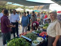 VALI ŞILDAK'TAN BURHANIYE PAZARINA ZIYARET