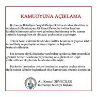 BAŞKAN DEVECILER'DEN AÇIKLAMA