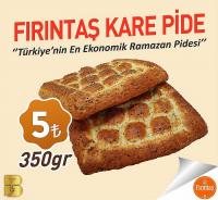 350 GRAMLIK FIRINTAŞ KARE PIDE 5 LIRA