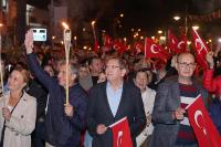 AYVALIK CUMHURİYET MEYDANI’NA SIĞMADI, COŞKU FENER ALAYI’YLA TAŞTI