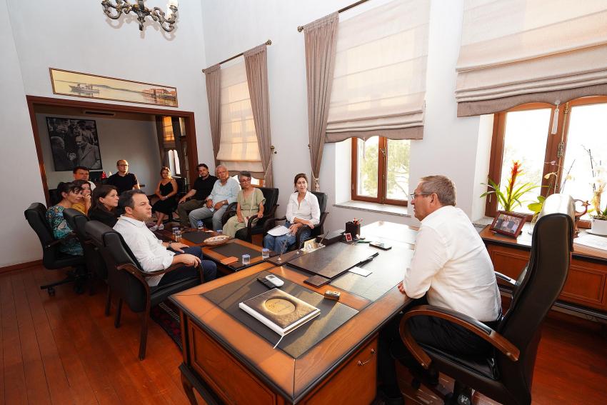Kültür ve Turizm Bakanlığı Uzmanları, UNESCO Dünya Mirası ve Alan Yönetimi Süreçleri Hakkında Görüşmek Üzere Ayvalık’a geldi.