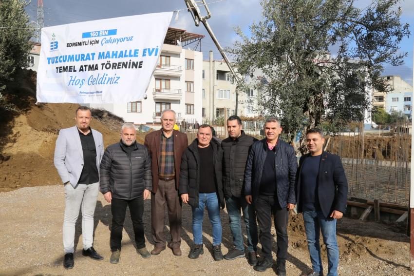 TUZCUMURAT MAHALLE EVİ TEMELİ ATILDI