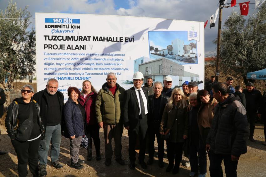 TUZCUMURAT MAHALLE EVİ TEMELİ ATILDI