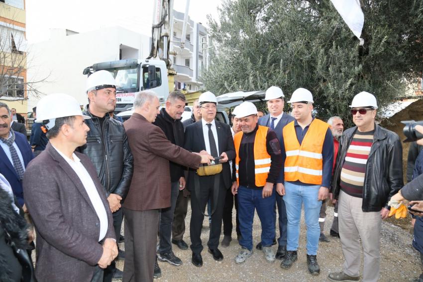 TUZCUMURAT MAHALLE EVİ TEMELİ ATILDI