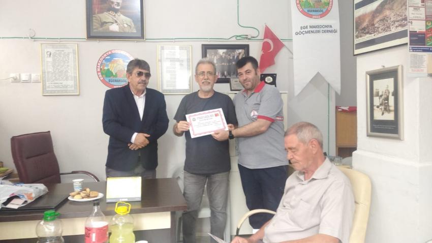 MAKEDONCA KURSUNA KATILANLARA BELGELERİ VERİLDİ