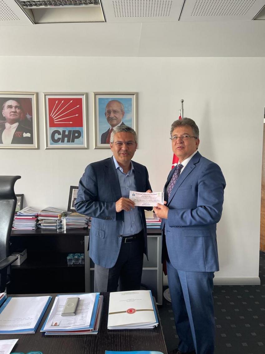 BAŞKAN ARSLAN’DAN LIDERLERE KITAP FUARI DAVETI