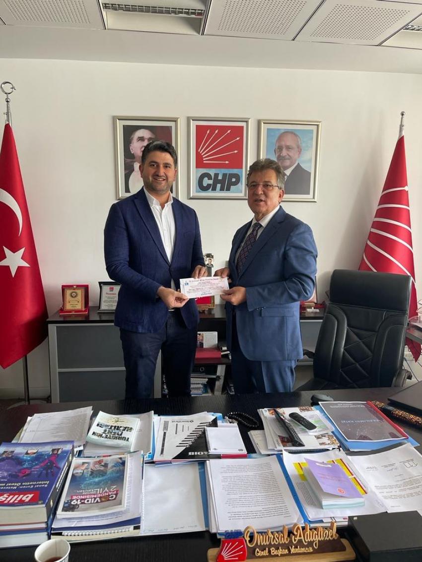 BAŞKAN ARSLAN’DAN LIDERLERE KITAP FUARI DAVETI