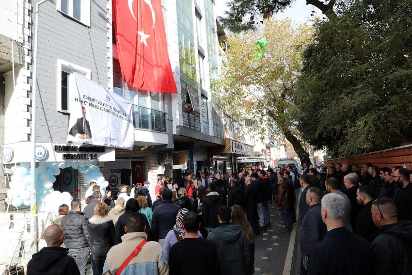 EDREMİT BELEDİYESİ PERSONEL A.Ş. HİZMET BİNASI AÇILDI
