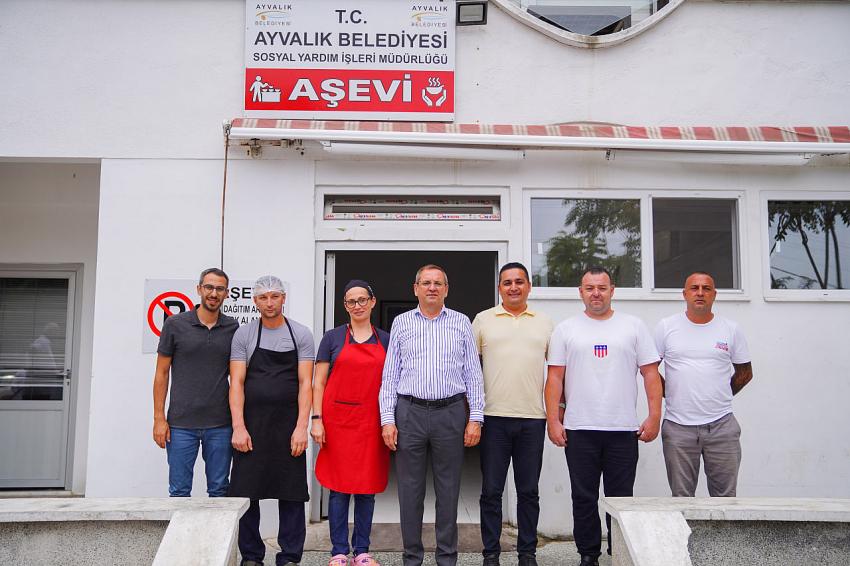 BAŞKAN MESUT ERGİN’DEN AŞEVİ’NE ÖĞLE YEMEĞİ ZİYARETİ