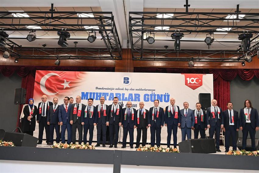 Başkan Yücel Yılmaz 20 ilçenin muhtarlarıyla bir araya geldi