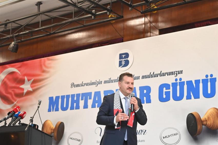 Başkan Yücel Yılmaz 20 ilçenin muhtarlarıyla bir araya geldi