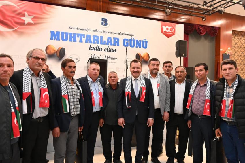 Başkan Yücel Yılmaz 20 ilçenin muhtarlarıyla bir araya geldi