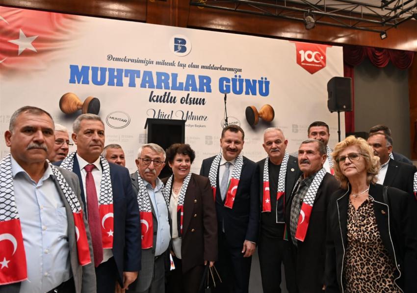 Başkan Yücel Yılmaz 20 ilçenin muhtarlarıyla bir araya geldi