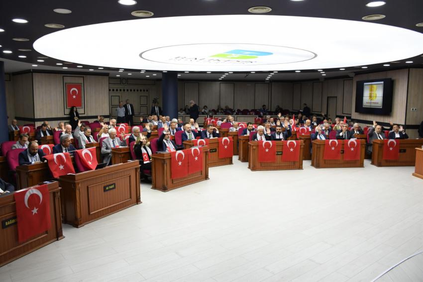  Büyükşehir Belediye Meclisi’nden İsrail’e kınama