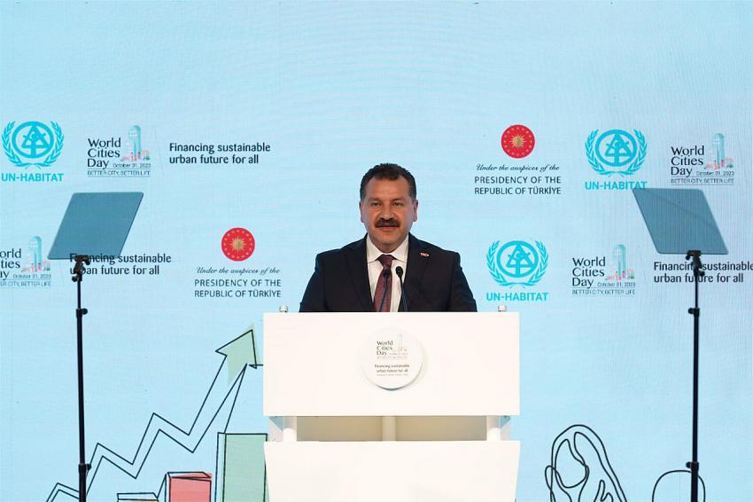 Başkan Yılmaz, Dünya Şehirler Günü’nde konuştu