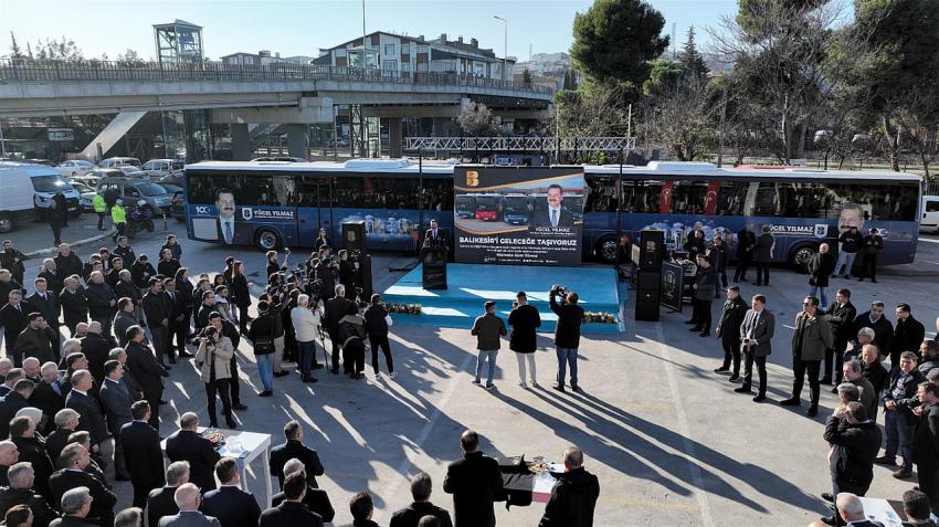 Balıkesir Büyükşehir, toplu taşıma filosuyla Türkiye’ye örnek oluyor