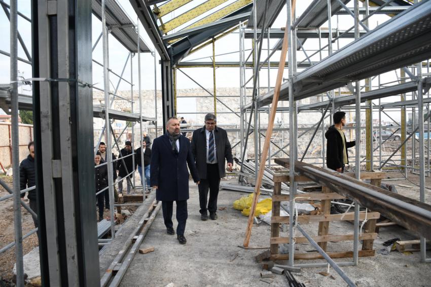 Tarihi Gar Binalarında restorasyon sürüyor