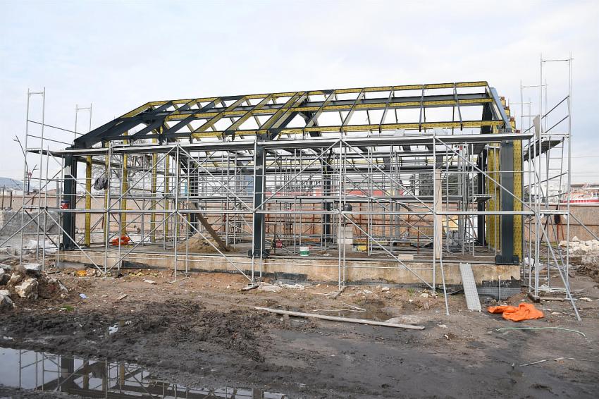 Tarihi Gar Binalarında restorasyon sürüyor