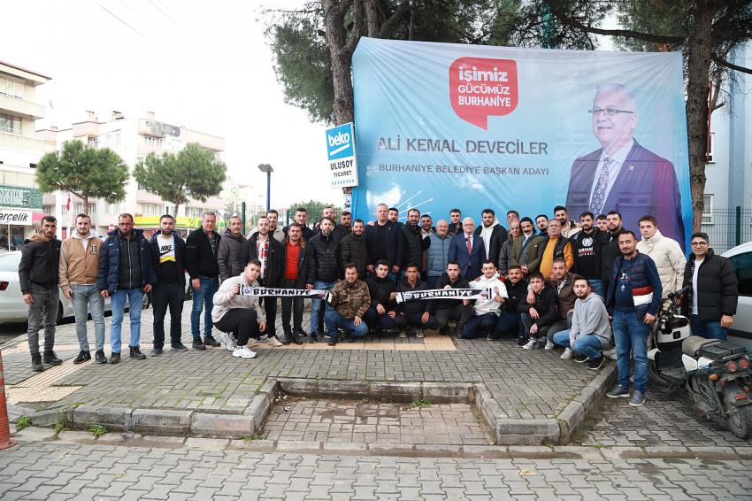 BAŞKAN DEVECİLER'DEN AGİNOLAR'A ZİYARET