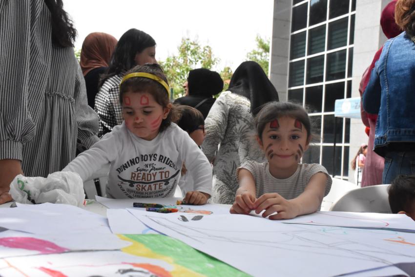 Başkan Ertaş, çocukların bayram coşkusuna ortak oldu