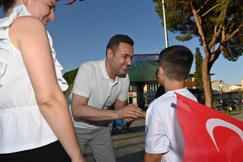 Başkan Akın, bayramı hemşehrileriyle bir arada geçirdi