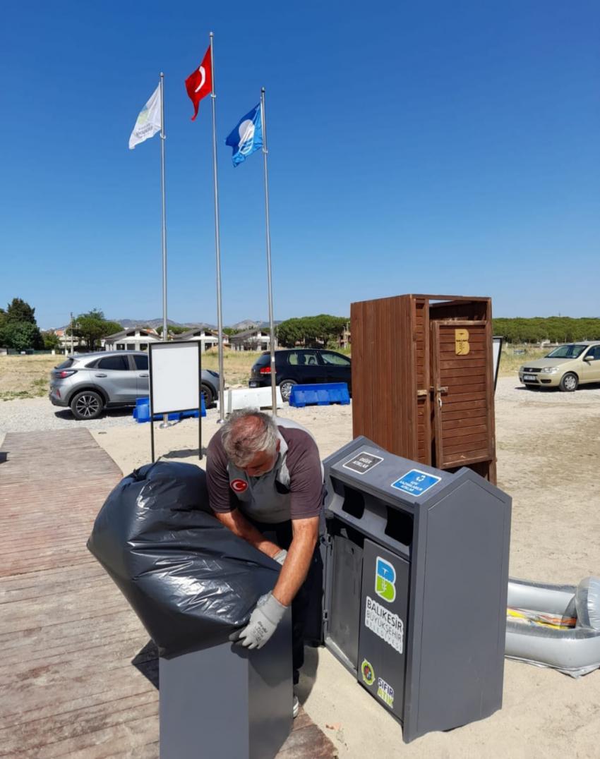Balıkesir Büyükşehir’in plajlarına tatilcilerden tam not