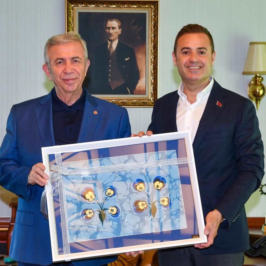 Başkan Akın’dan Başkan Yavaş’a nezaket ziyareti