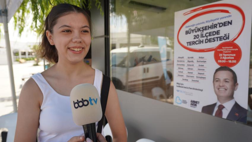 Büyükşehir, gençlerin yanında olmaya devam ediyor